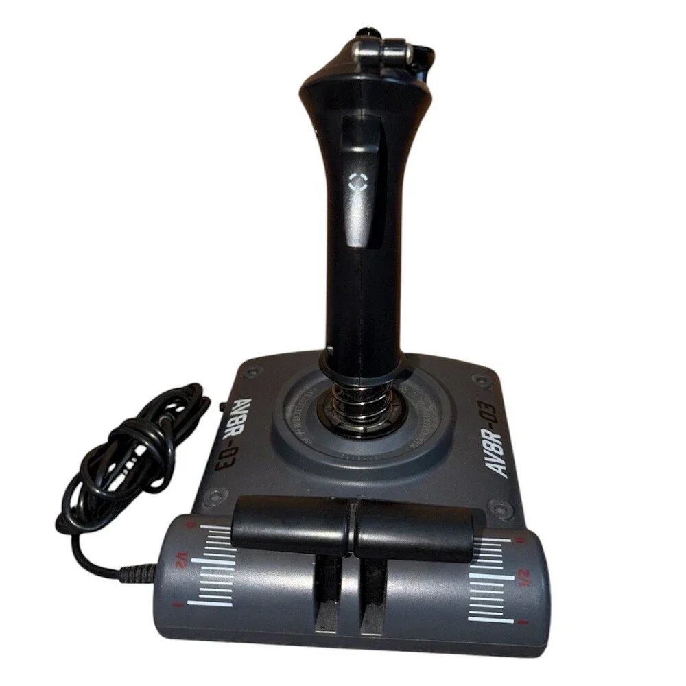 Saitek AV8R-03 Aviator Flight Stick SN-PS40 for Playstation 3/PC USB Tested